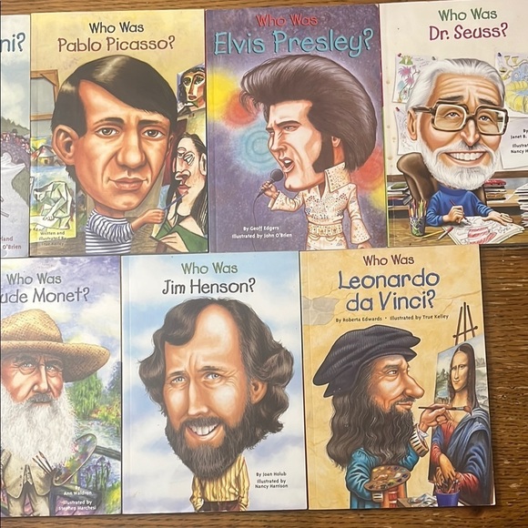 9 - Who Was Series Kids Book Set - Picture 3 of 3